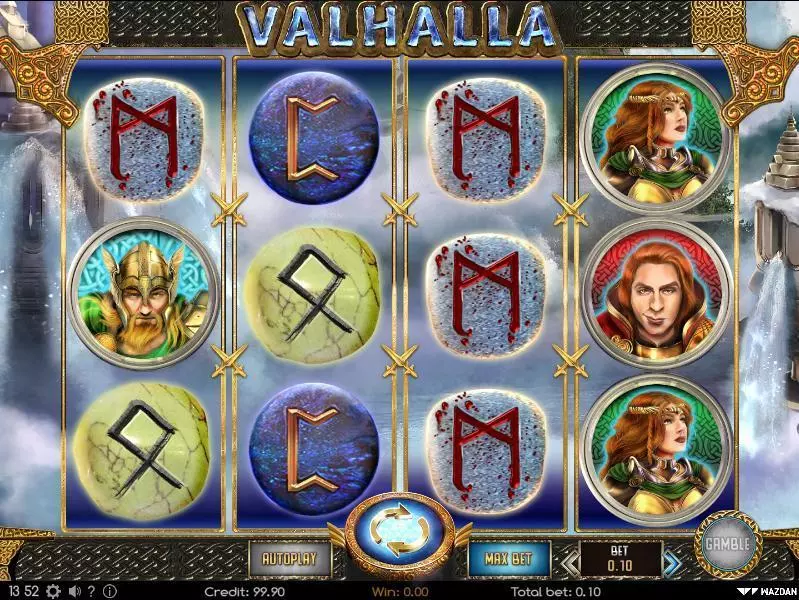 Valhalla slots Main Screen Reels