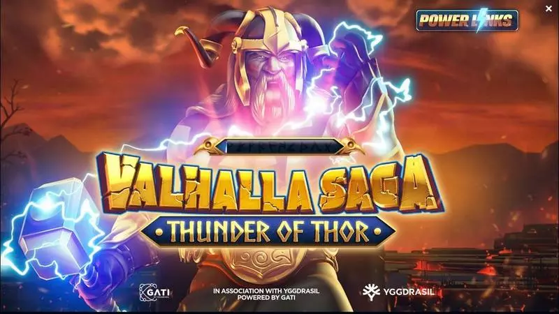 Valhalla Saga: Thunder of Thor slots Introduction Screen