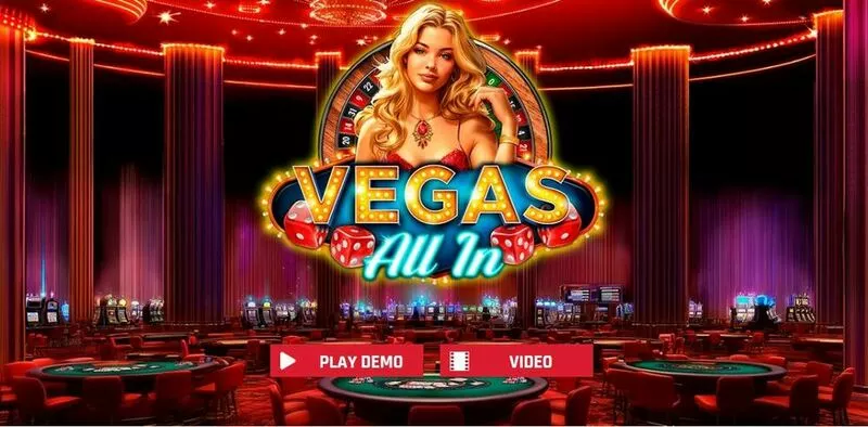 Vegas All In slots Introduction Screen