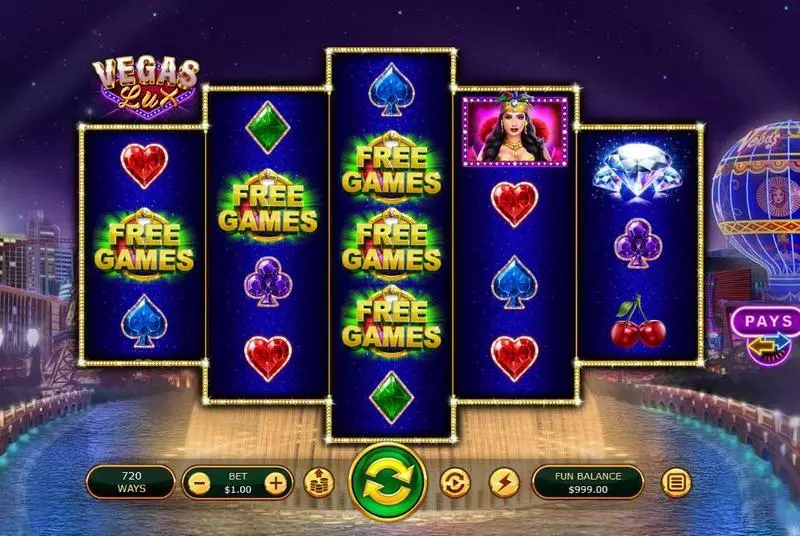 Vegas Lux slots Free Spins Feature