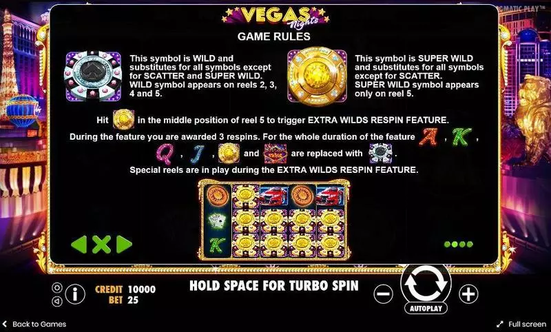 Vegas Nights slots Bonus 1