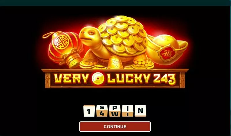 Very Lucky 243 slots Introduction Screen