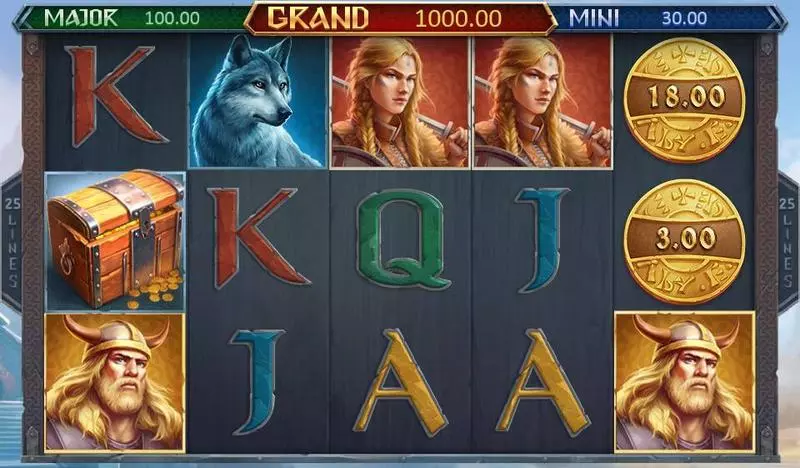 Vikings Fortune: Hold and Win slots Main Screen Reels