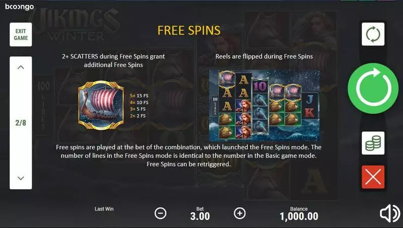 Vikings Winter slots Free Spins Feature