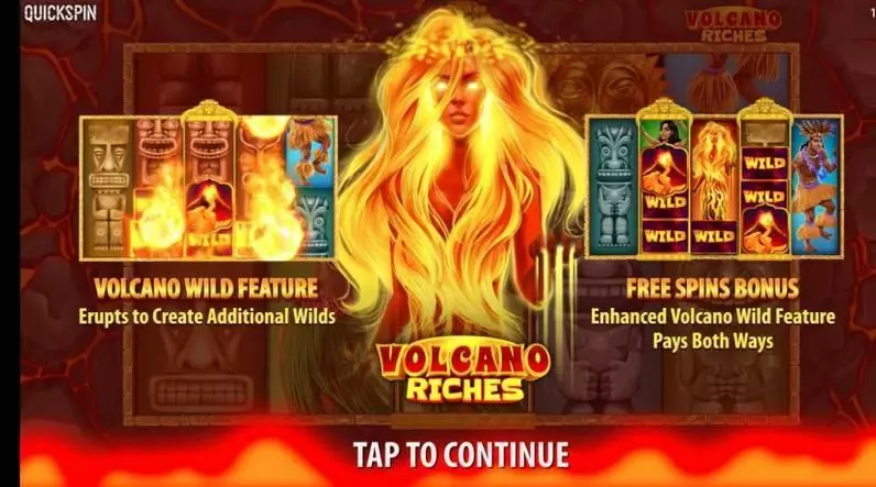 Volcano Riches slots Bonus 1