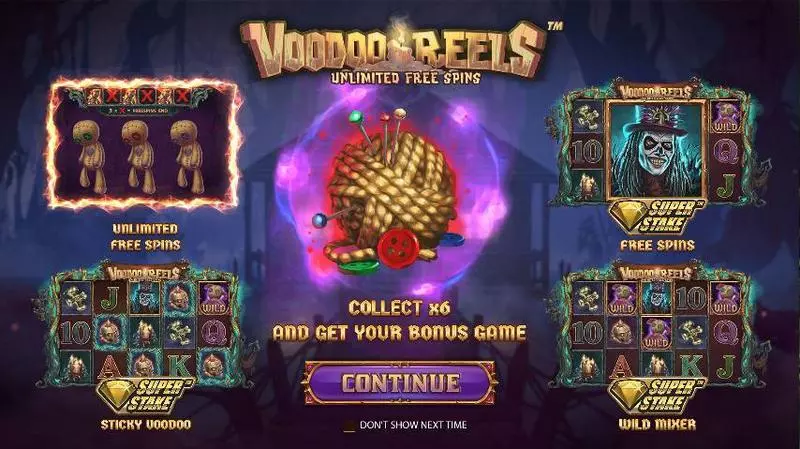 Voodoo Reels Unlimited Free Spins slots Info and Rules