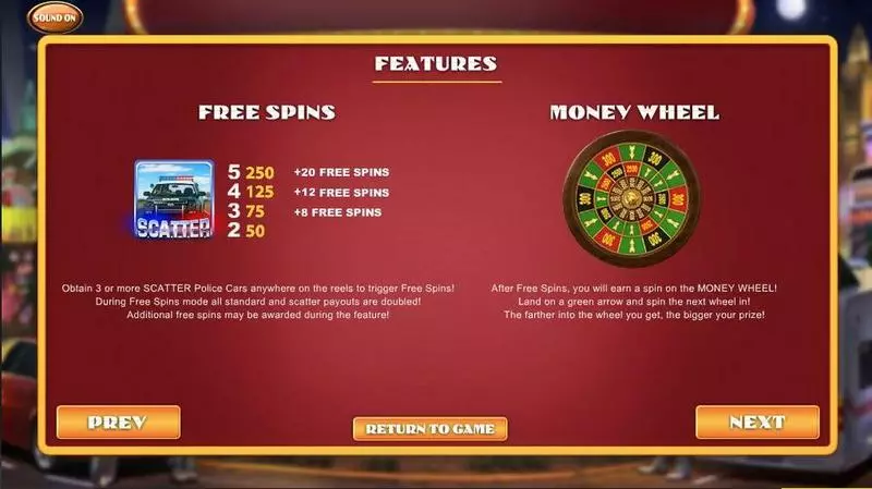 Weekend in Vegas slots Info and Rules
