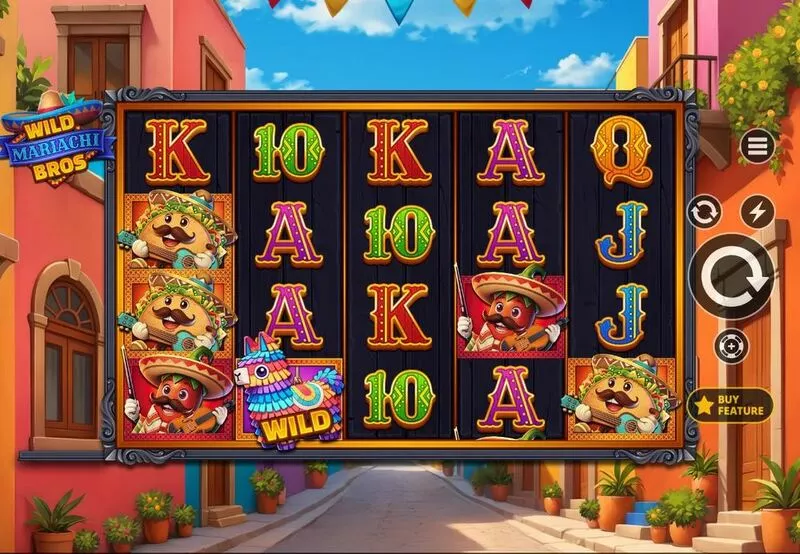 Wild Mariachi Bros slots Main Screen Reels