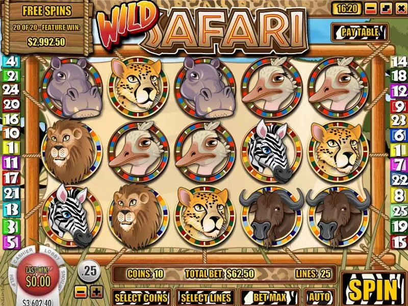 Wild Safari slots Bonus 2