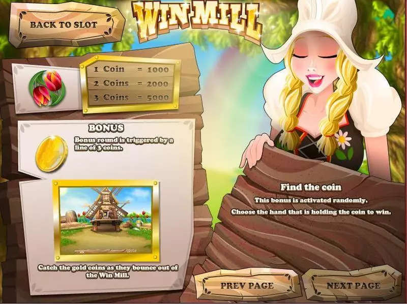 Win Mill slots Info and Rules