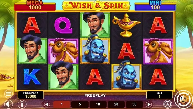 Wish And Spin - Hold And Win slots Main Screen Reels