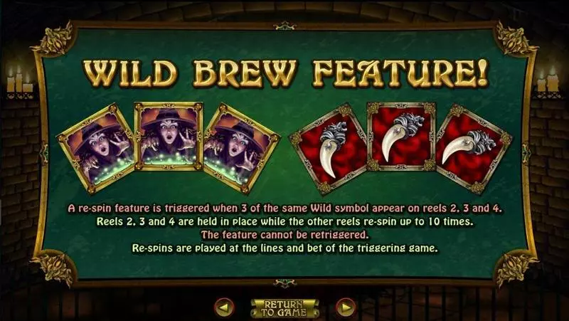 Witch's Brew slots Info and Rules