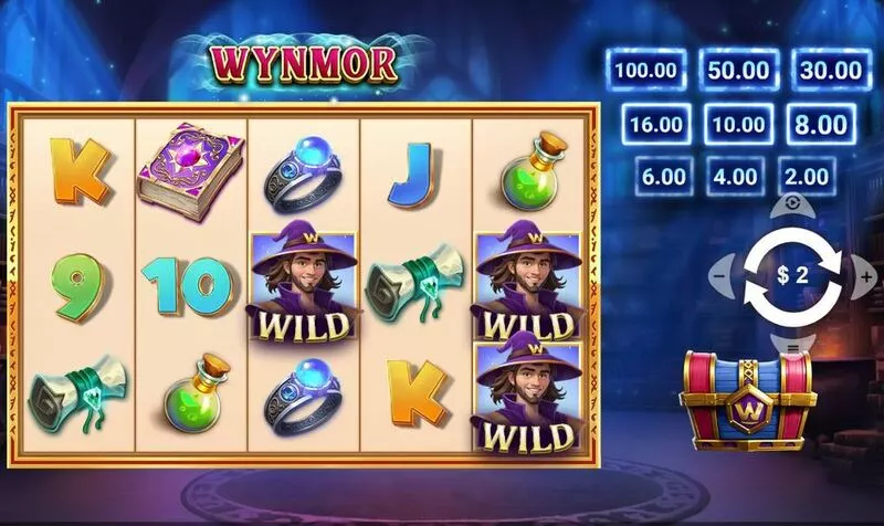 Wynmor slots Main Screen Reels