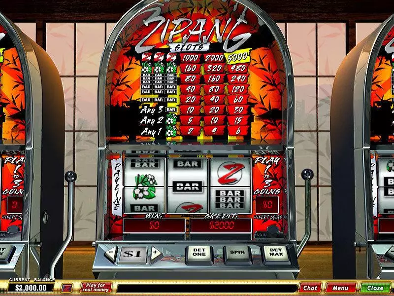 Zipang slots Main Screen Reels